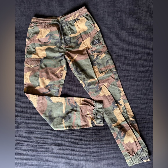 Tony Hawk Black and Brown Cargo Pants - Picture 1 of 3